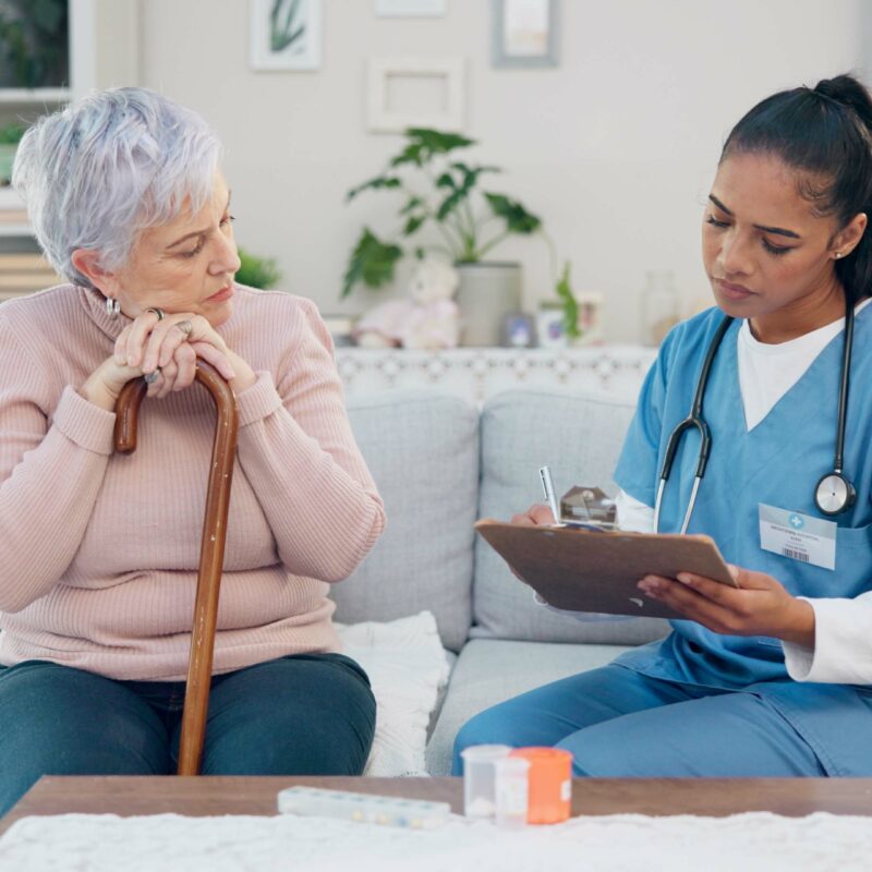 Senior home health care services